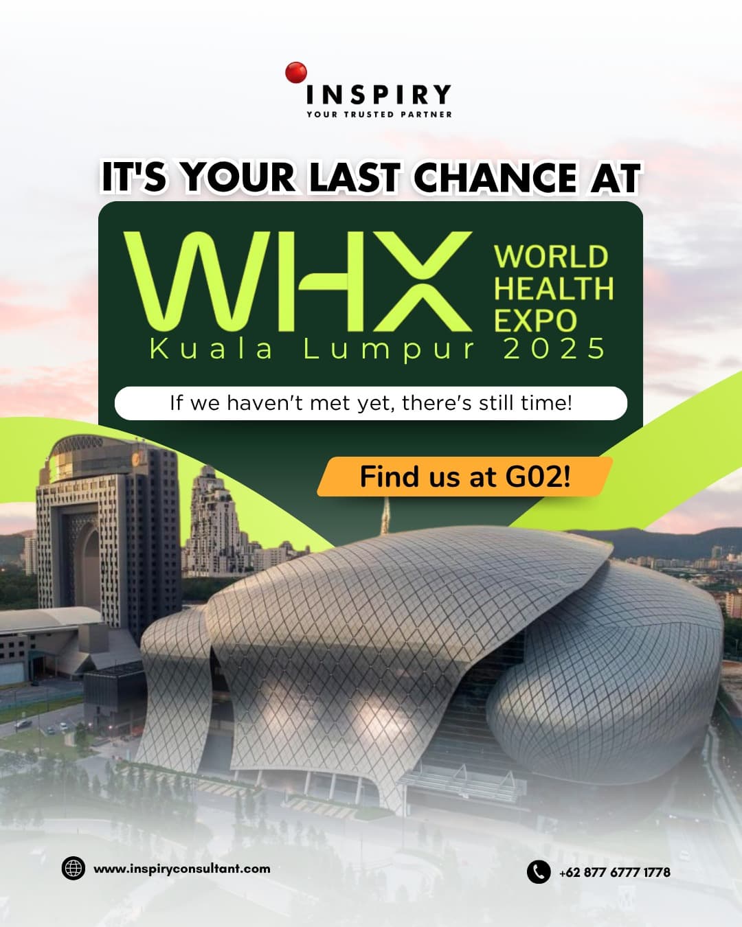 INSPIRY INDONESIA at WHX-KL2025: Catalyzing Southeast Asia’s Healthtech Future at MITEC Kuala Lumpur