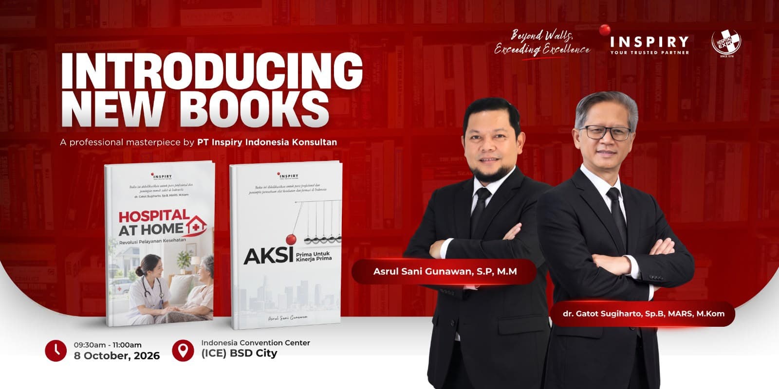 INSPIRY Luncurkan Dua Buku Inspiratif untuk Mendukung Transformasi Manajemen dan Pelayanan Kesehatan di Indonesia