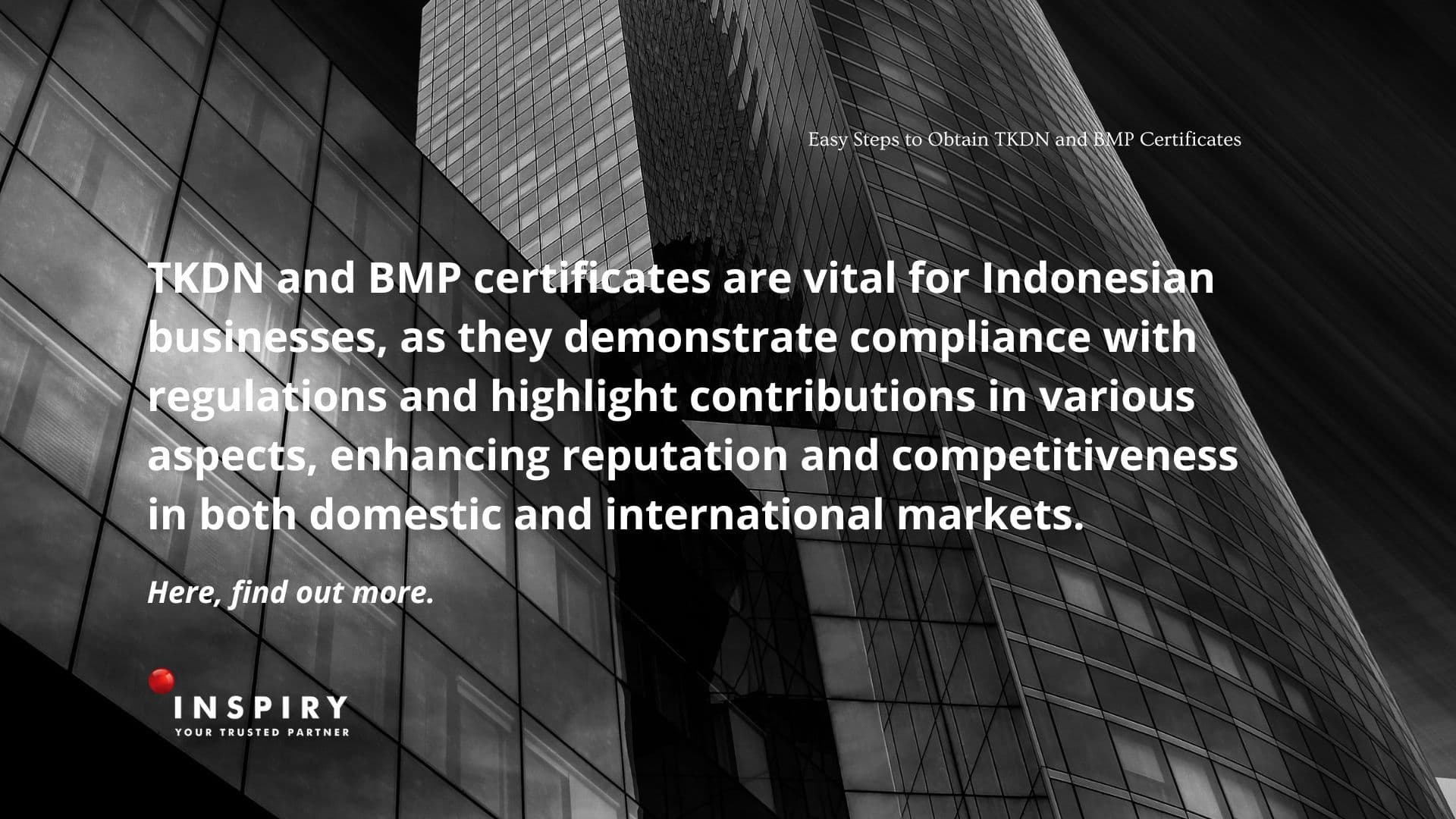 Easy Steps to Obtain TKDN and BMP Certificates