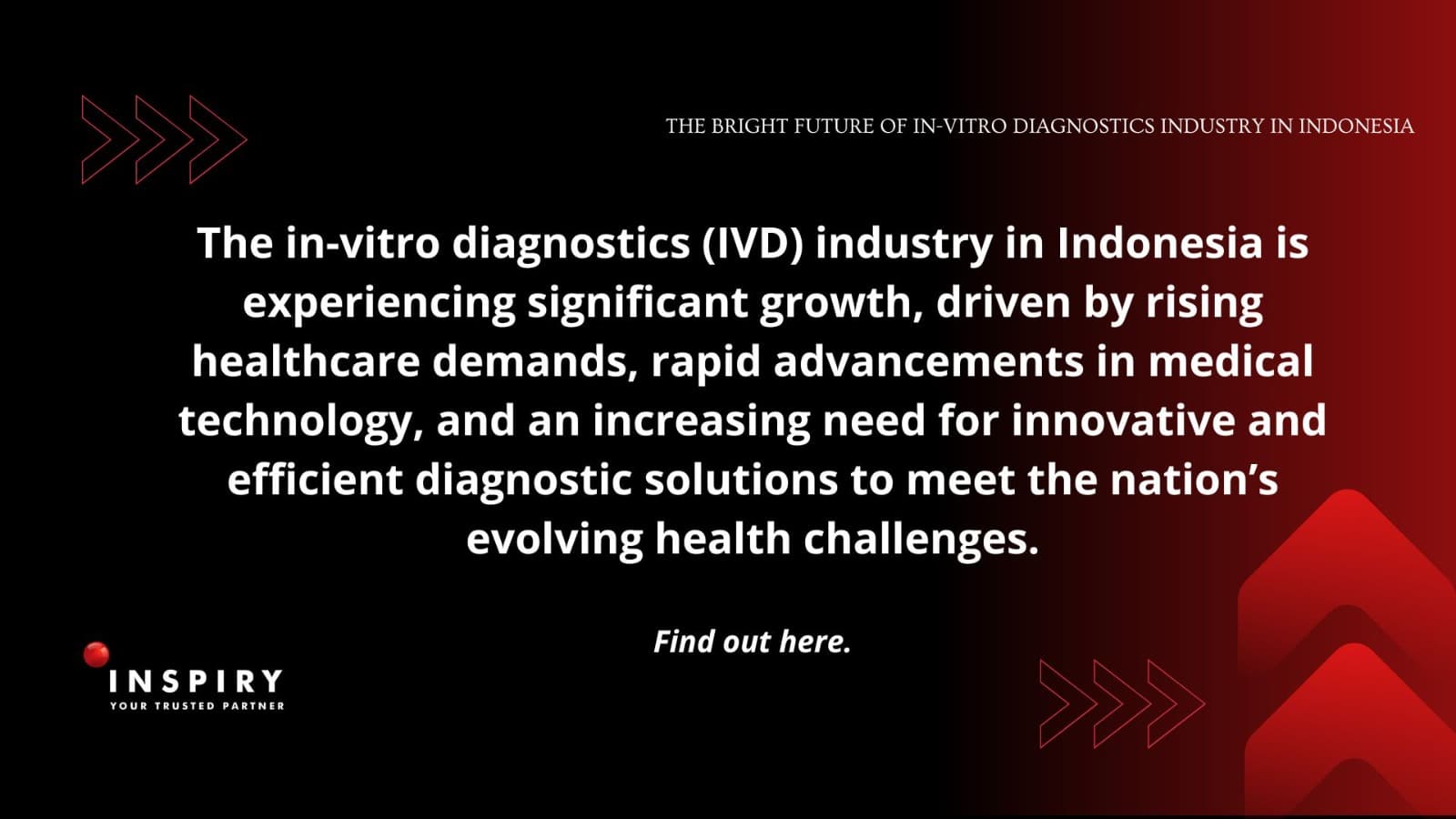 The Bright Future of In-Vitro Diagnostics Industry in Indonesia