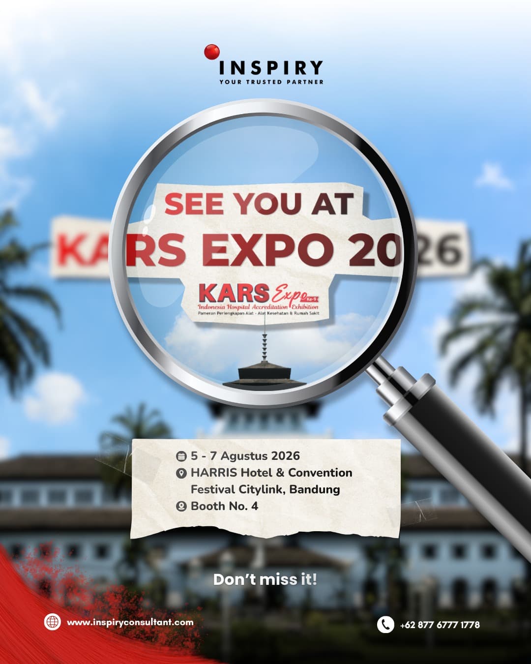 Inspiry Indonesia Berpartisipasi di KARS Expo 2026 untuk Mendukung Transformasi Layanan Kesehatan melalui Solusi Konsultansi